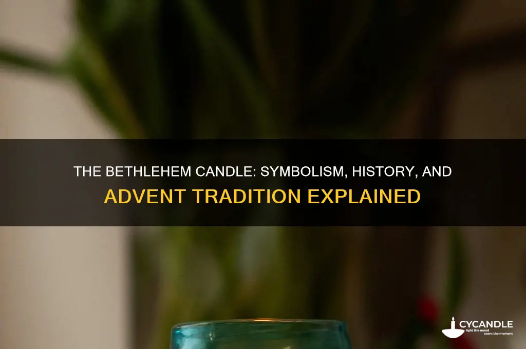 what is the bethlehem candle