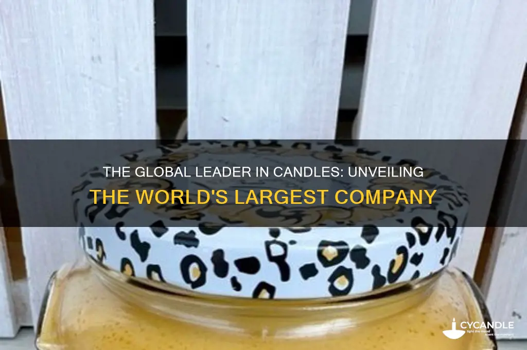 what is the biggest candle company in the world