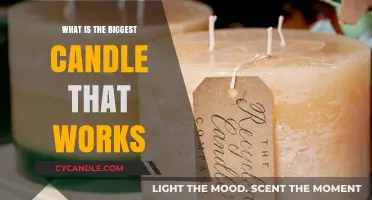 Discovering the Largest Functional Candle: Size, Burn Time, and Design