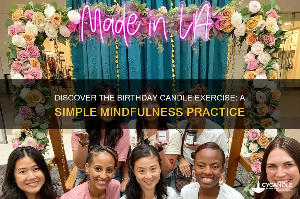 what is the birthday candle exercise
