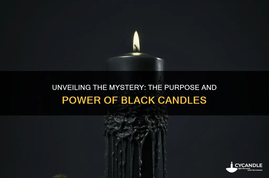 what is the black candle for