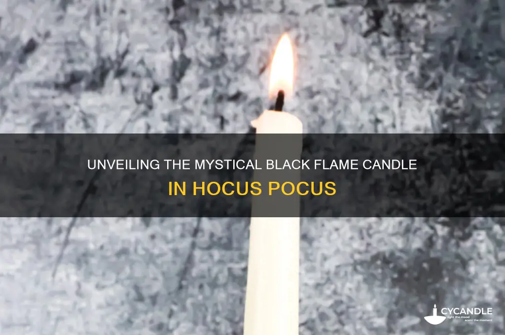 what is the black flame candle in hocus pocus