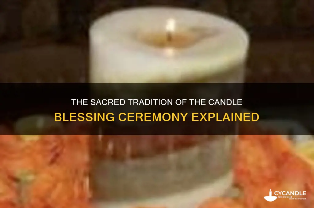 what is the blessing of the candles