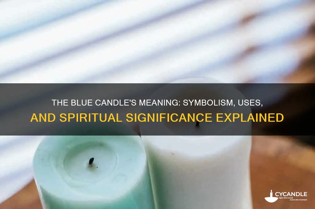 what is the blue candle for