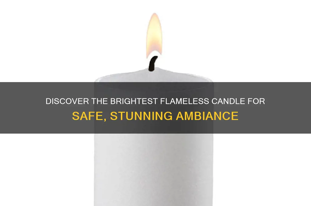 what is the brightest flameless candle