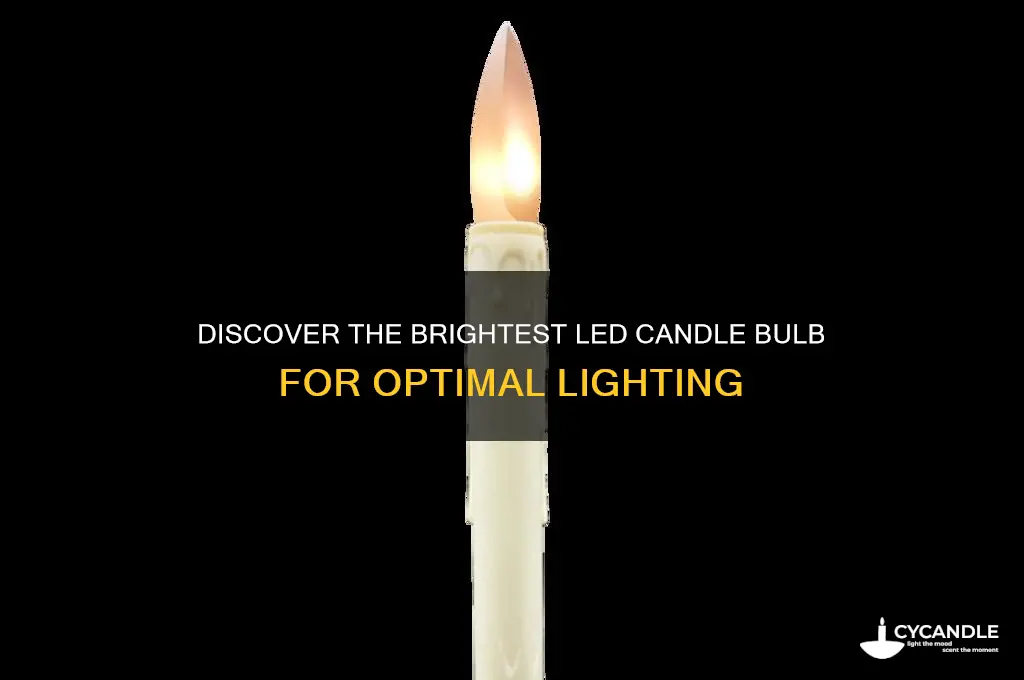 what is the brightest led candle bulb