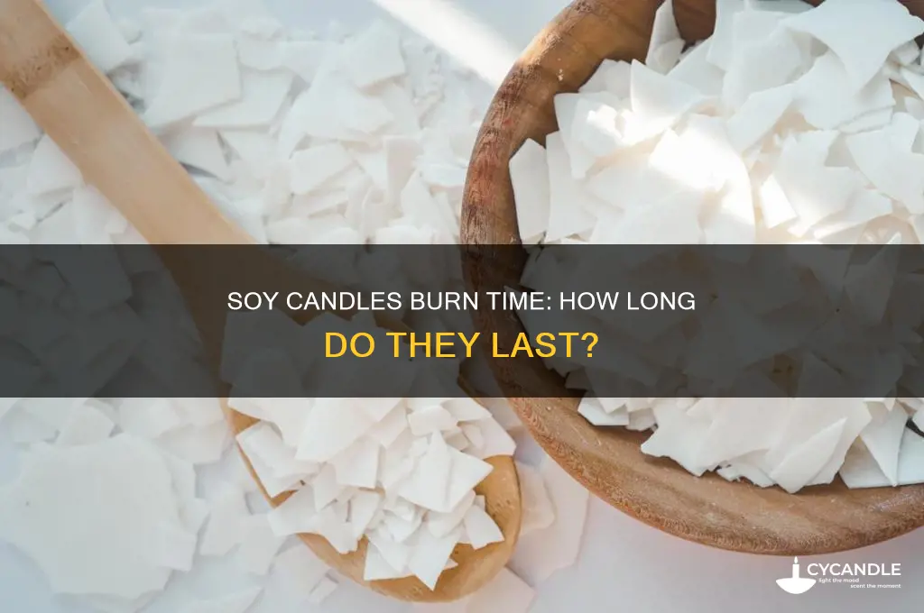 what is the burn time for soy candles