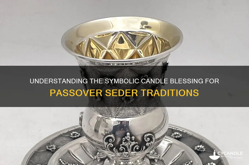 what is the candle blessing for passover