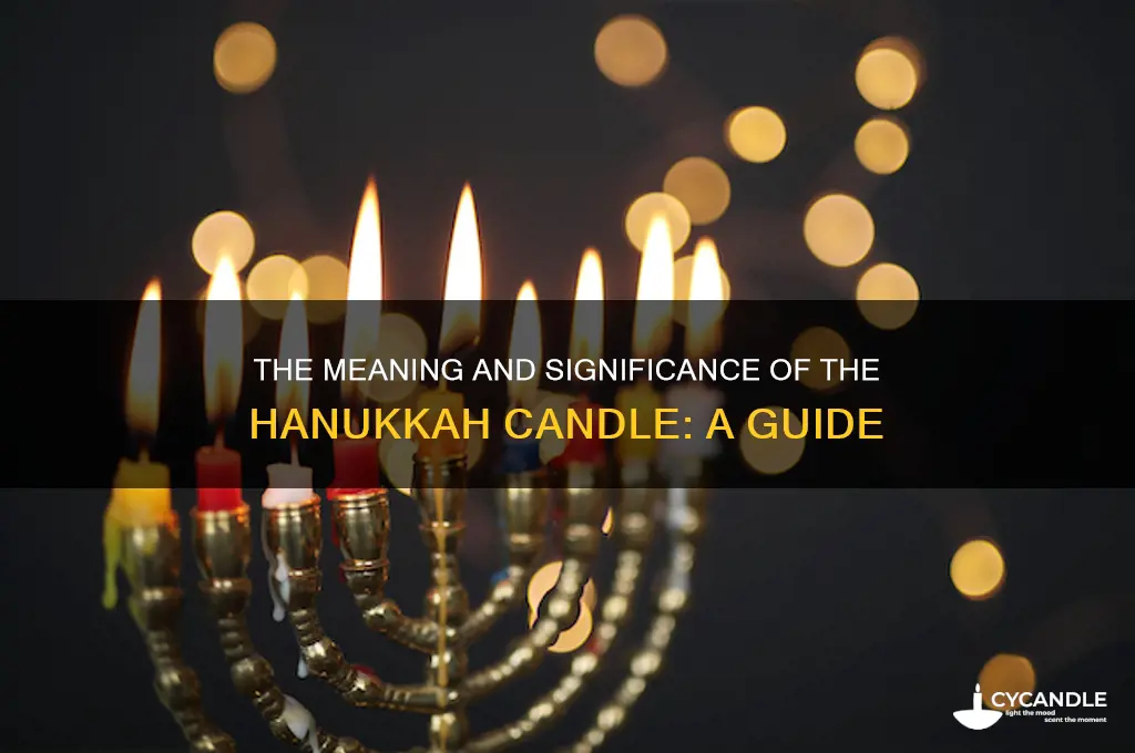 what is the candle called for hannakuh