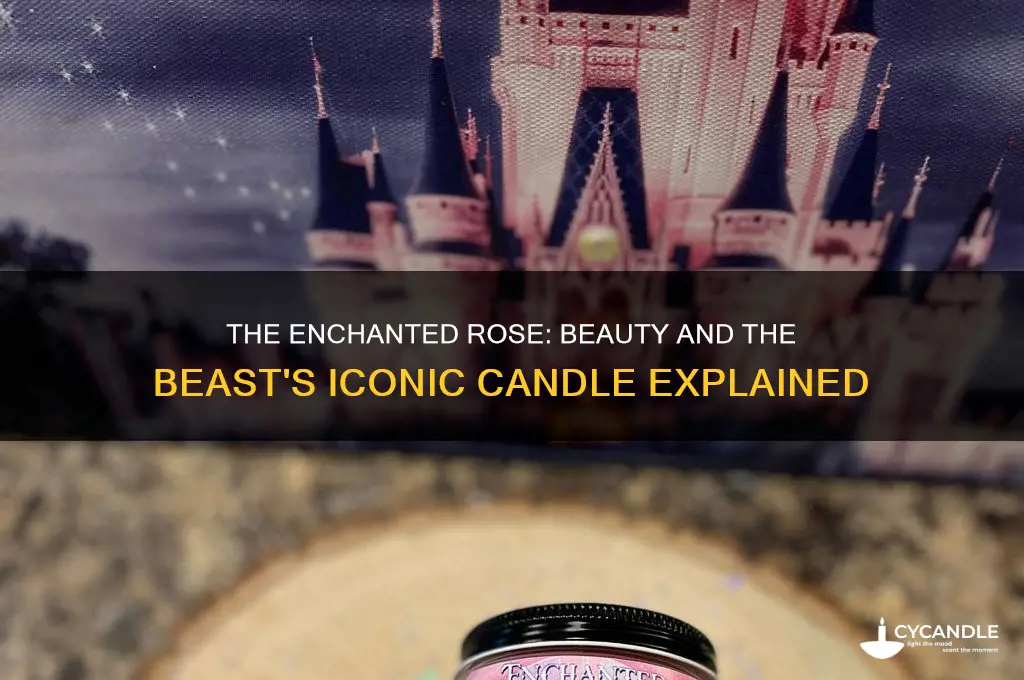 what is the candle called in beauty and the beast
