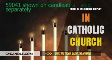 Understanding the Symbolic Candle Display in Catholic Church Liturgy