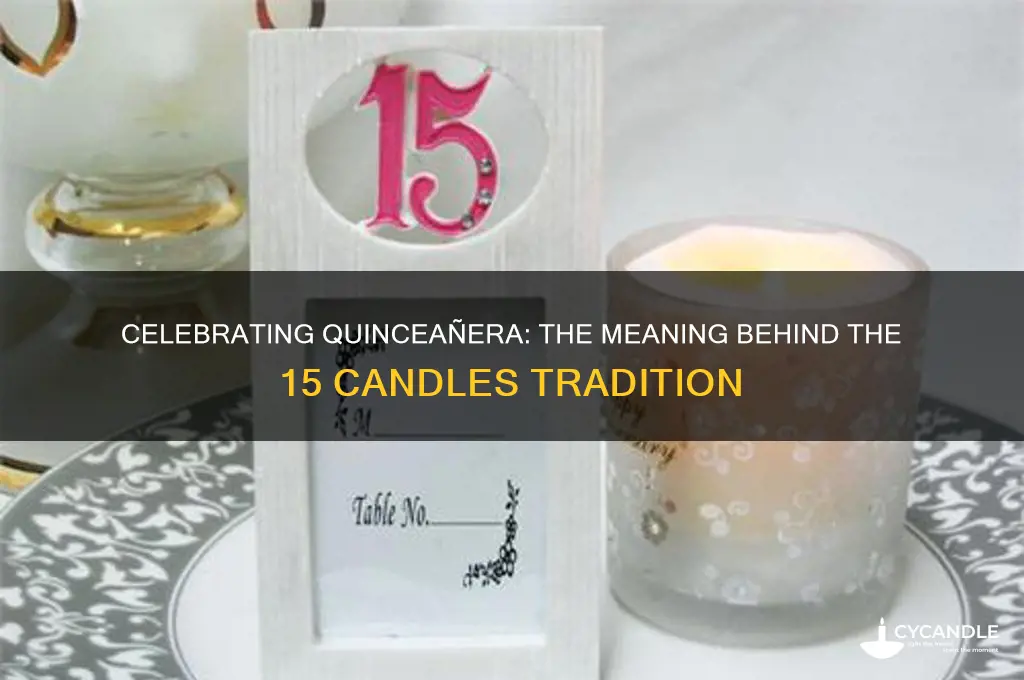 what is the celebration of the 15 candles