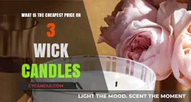 Affordable 3-Wick Candles: Discover the Lowest Prices Available