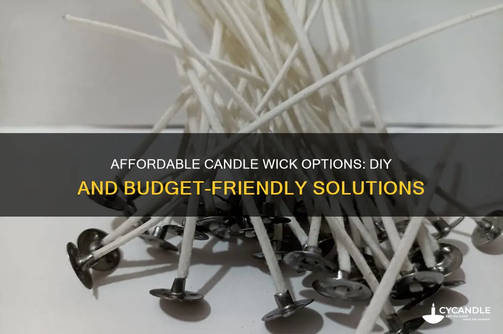 what is the cheapest way to get candle wicks