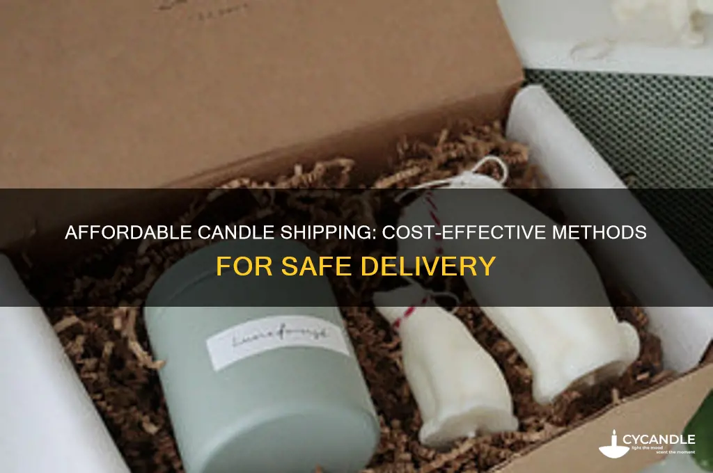 what is the cheapest way to ship candles