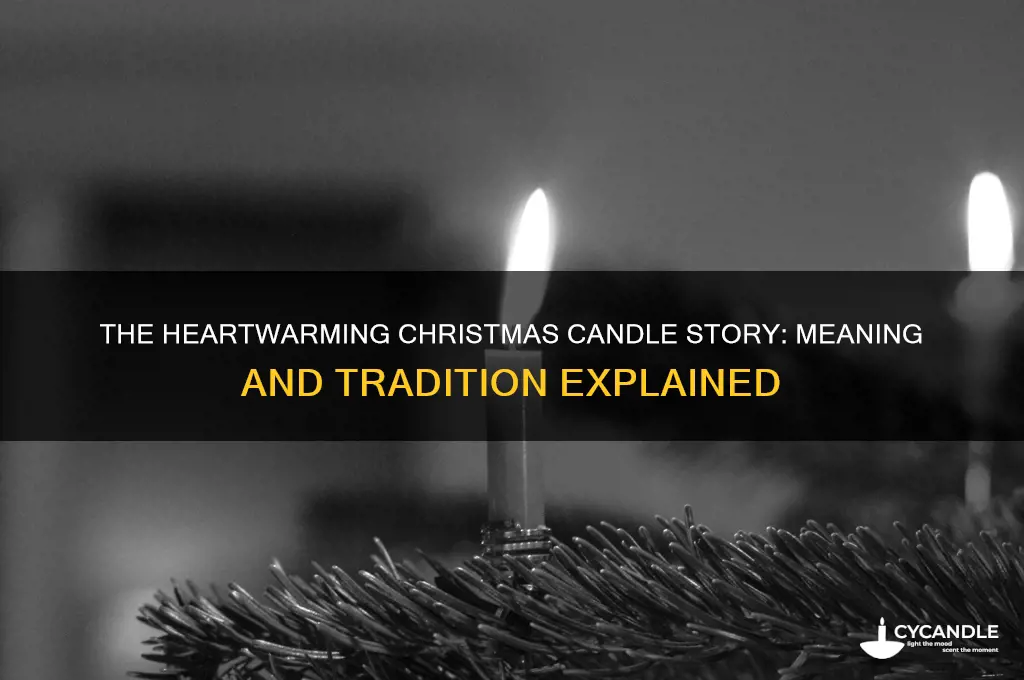 what is the christmas candle story about