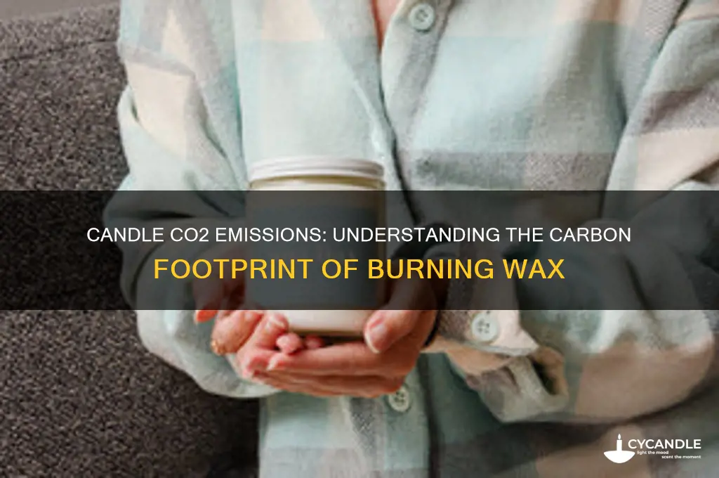 what is the co2 that comes from a candle