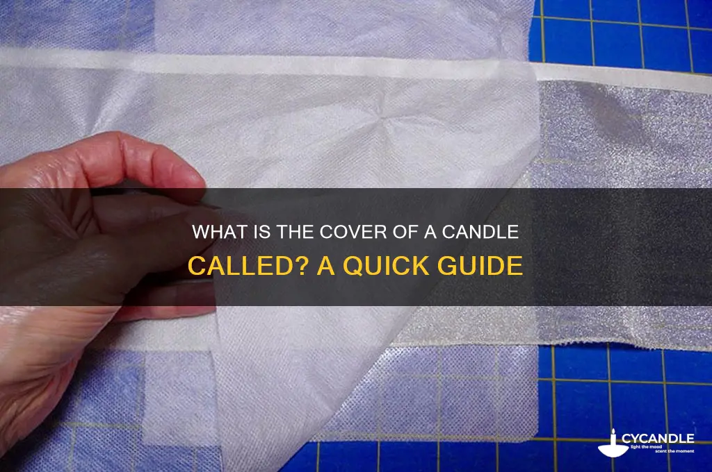 what is the cover of a candle called