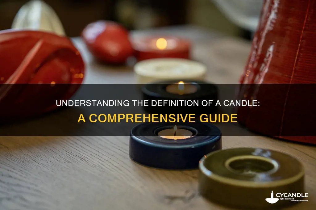 what is the definition of candle