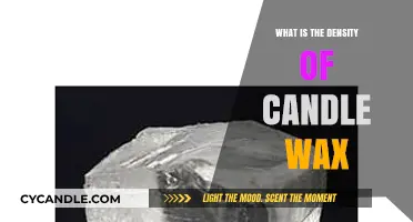 Understanding the Density of Candle Wax: A Comprehensive Guide