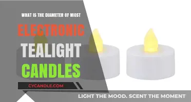 Standard Electronic Tealight Candle Diameter: A Comprehensive Size Guide
