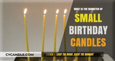Small Birthday Candles: Understanding Their Standard Diameter for Perfect Cakes