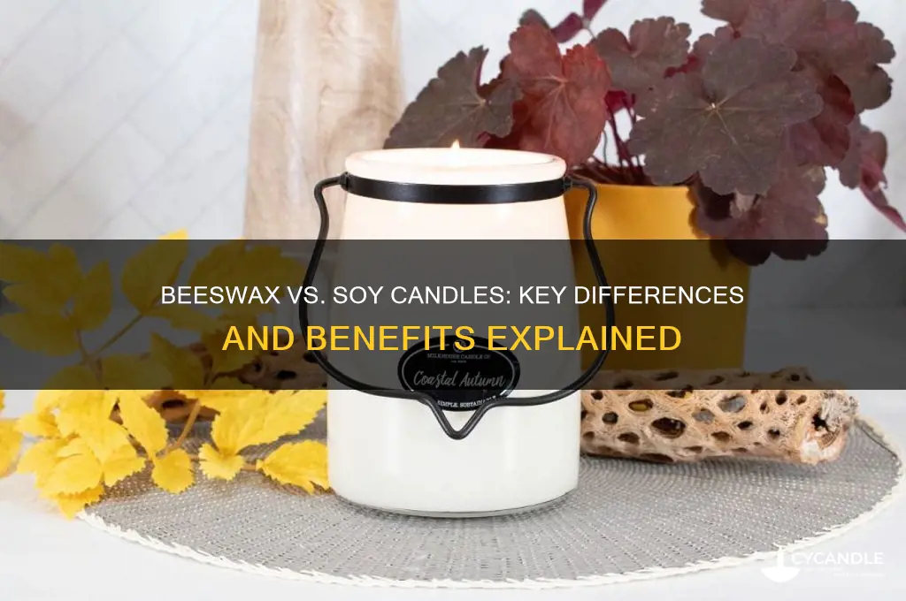 what is the difference between beeswax and soy candles