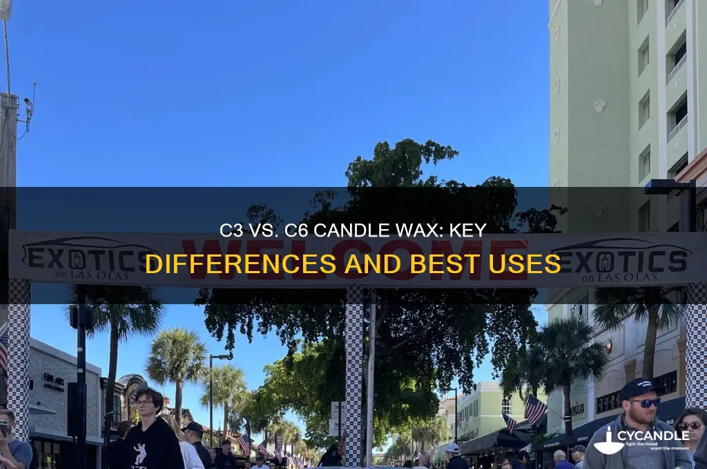 what is the difference between c3 and c6 candle wax