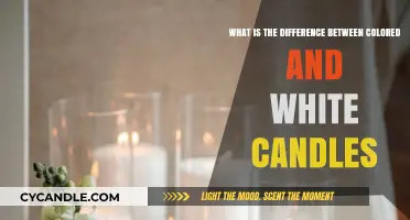 Colored vs. White Candles: Unveiling the Differences and Uses