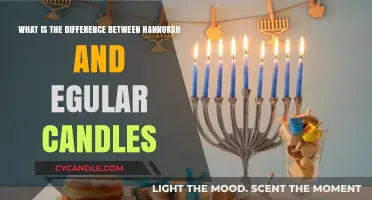Hanukkah vs. Regular Candles: Key Differences and Uses Explained