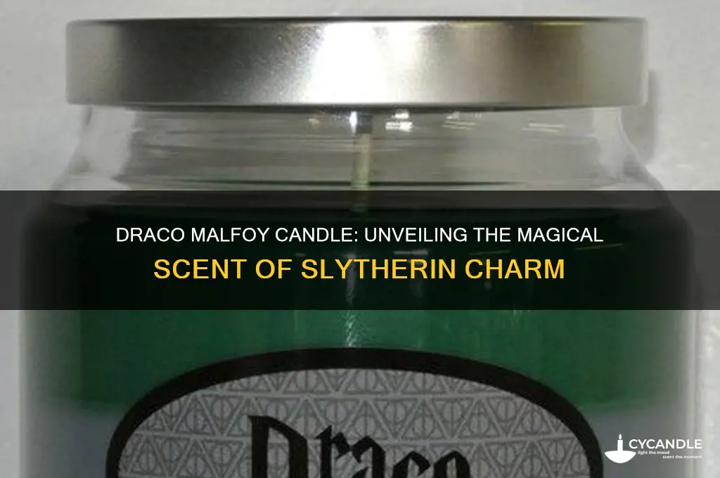 what is the draco malfoy candle