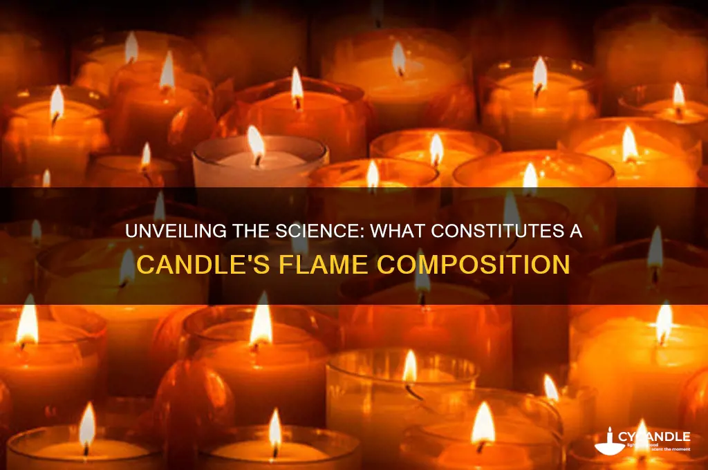 what is the flame of a candle made of