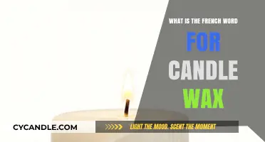 Discovering the French Word for Candle Wax: A Linguistic Exploration