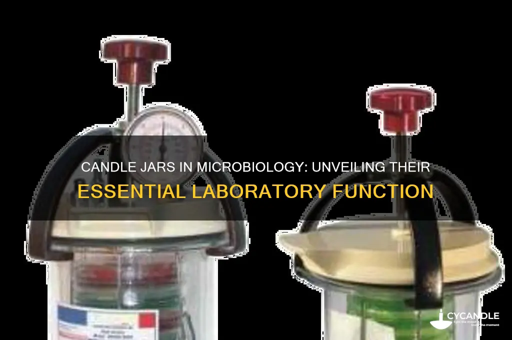 what is the function of a candle jar in microbiology
