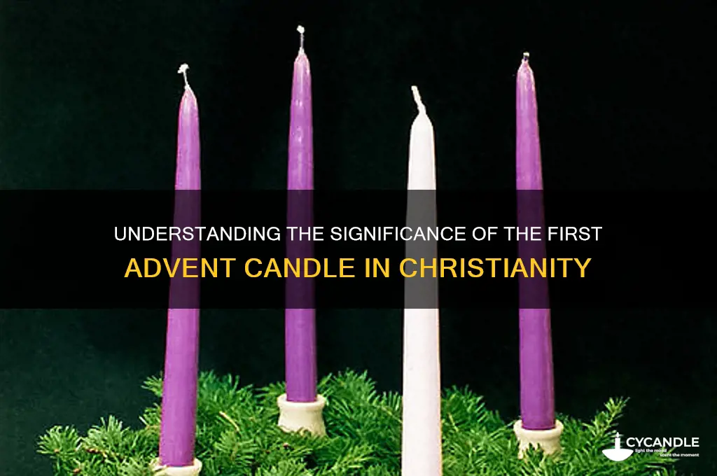 what is the gfirst advent candle