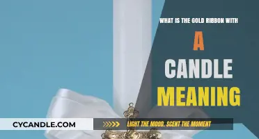 Understanding the Gold Ribbon with a Candle Symbol: Meaning and Significance