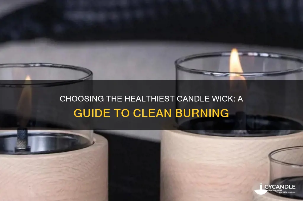 what is the healthiest candle wick