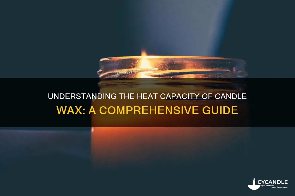 what is the heat capacity of candle wax