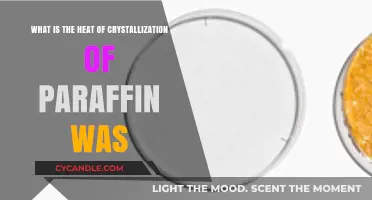 Understanding the Heat of Crystallization in Paraffin Wax