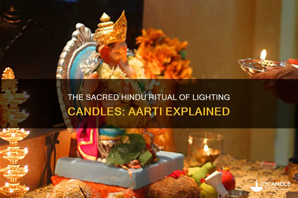 what is the hindu ritual withh candle