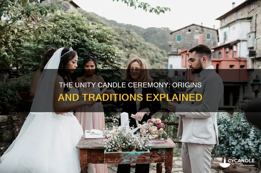 what is the history behind unity candle ceremony