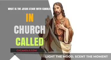 Sacred Symbolism: Understanding the Jesus Statue with Candles in Church