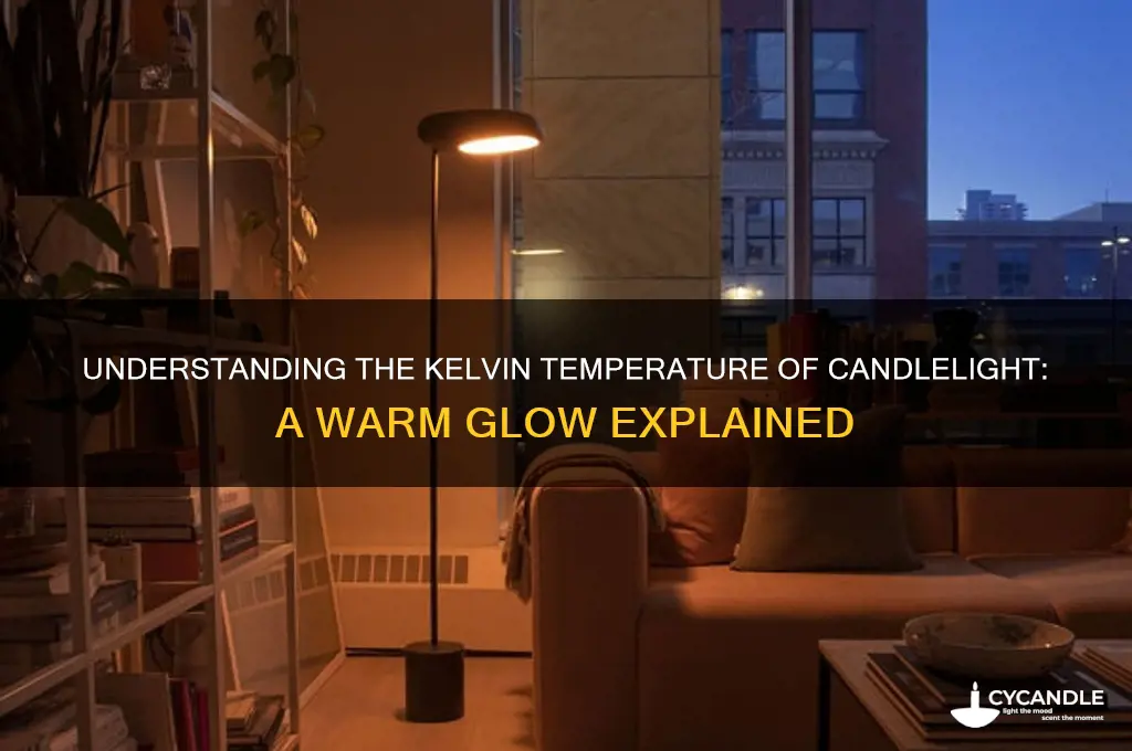 what is the kelvin temperature of candle light
