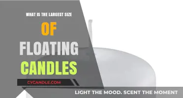 Discover the Maximum Dimensions of Floating Candles Available Today