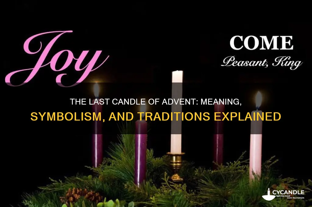 what is the last candle of advent