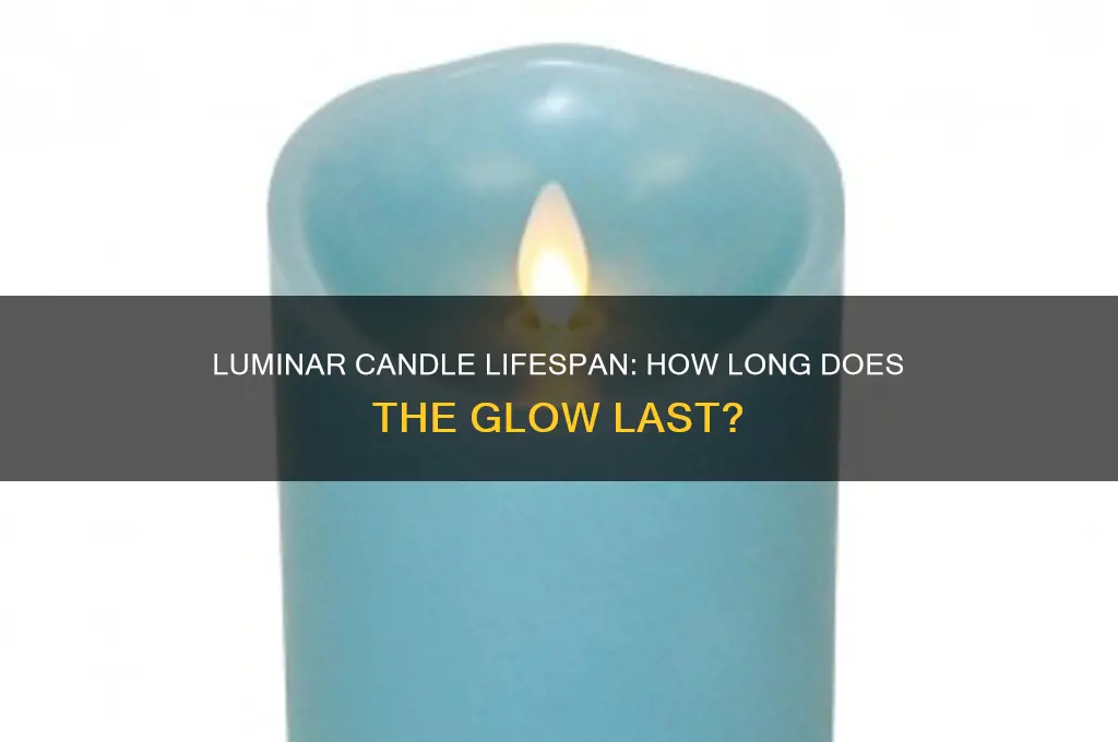 what is the life span of a luminar candle