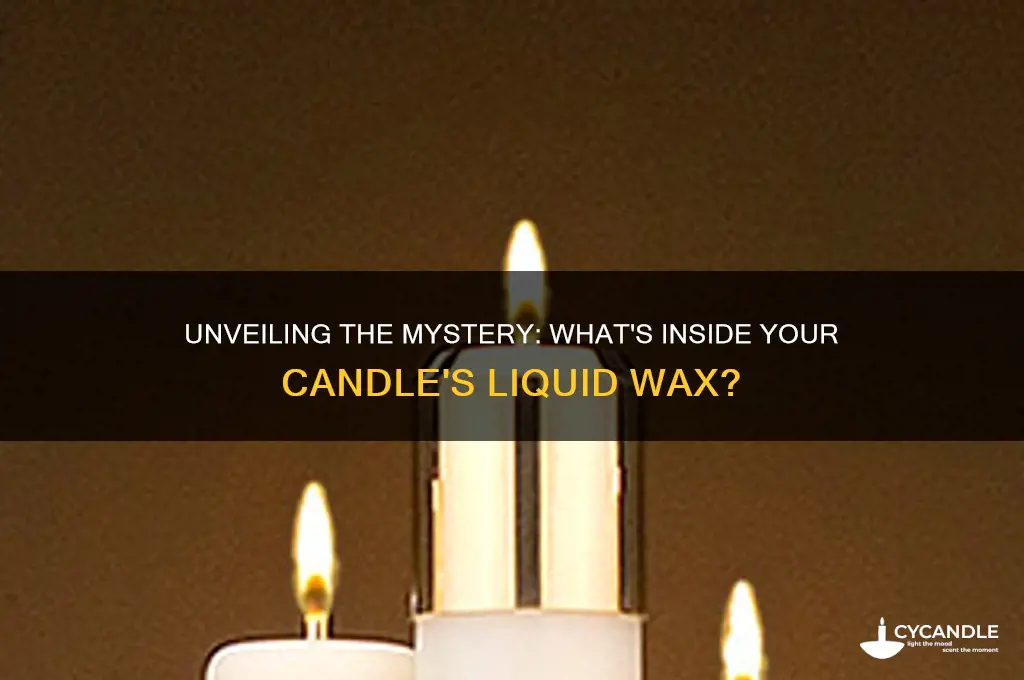 what is the liquid in candles