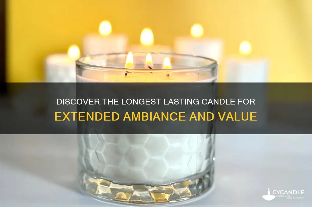 what is the longest lasting candle