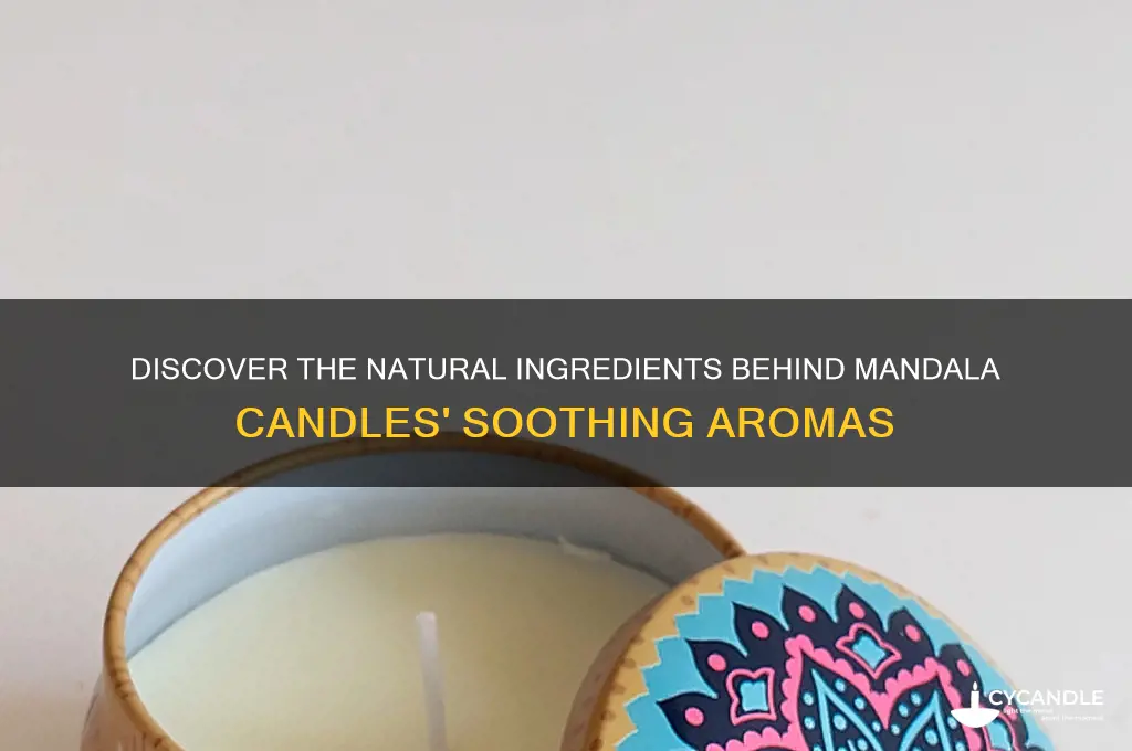 what is the mandala candles made from