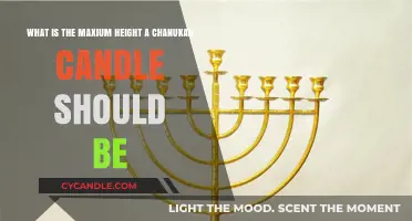 Optimal Chanukah Candle Height: Halachic Guidelines for Proper Lighting